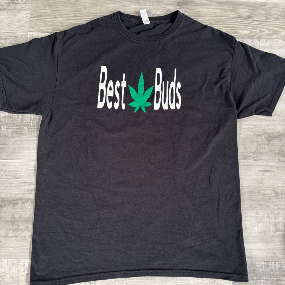 Jerzees‎ Black 'Best Buds' Graphic Tee
